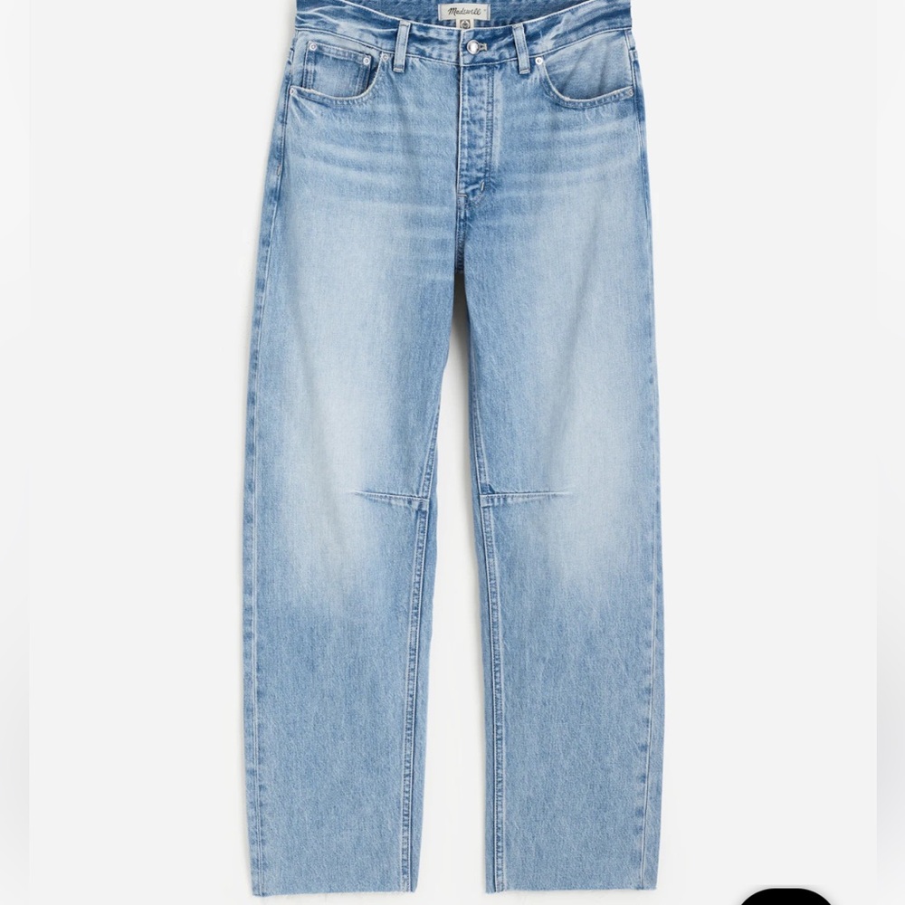 Madewell Petite Darted Barrel-Leg Jean